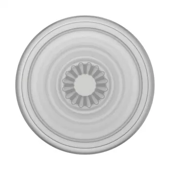 Grip PopSockets PlantCore von Popsockets — universeller Handygriff, grau transluzent, 38,8 × 7,7 mm