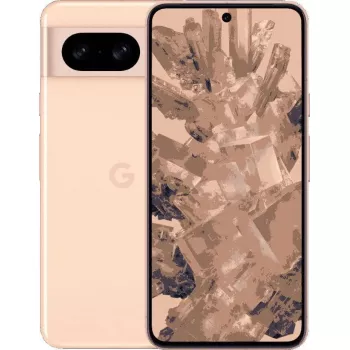 Smartphone Google Pixel 8 5G — Dual-SIM, 8 GB RAM, 128 GB, 6,2 Zoll OLED 120 Hz, 50+12 MP Rückseite, 10,5 MP Vorderseite, pink