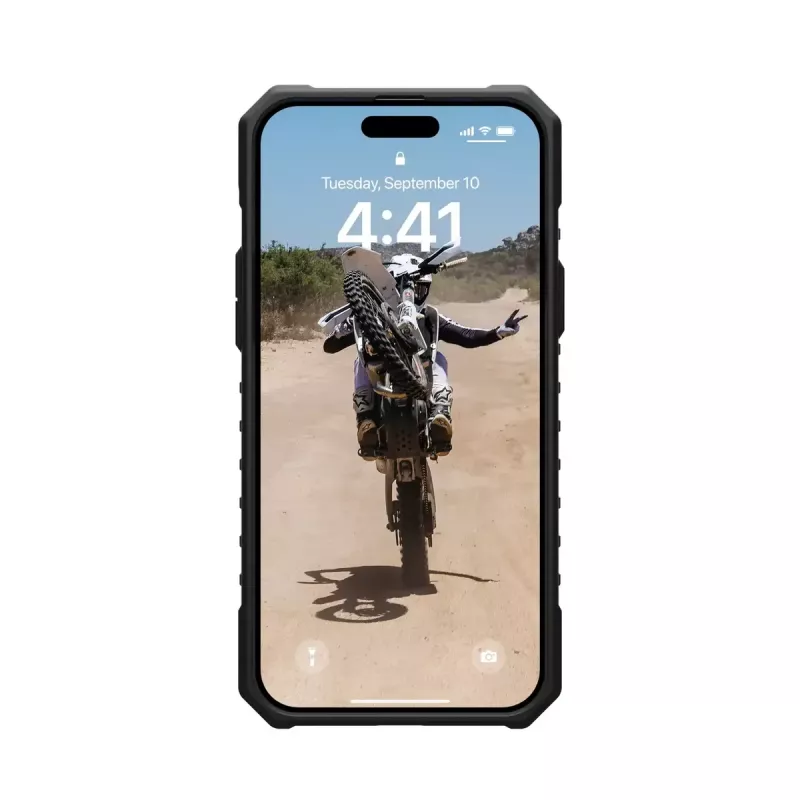 Abdeckung Urban Armor Gear 114311114343 iPhone 15 Plus 17 cm Schwarz Transparent