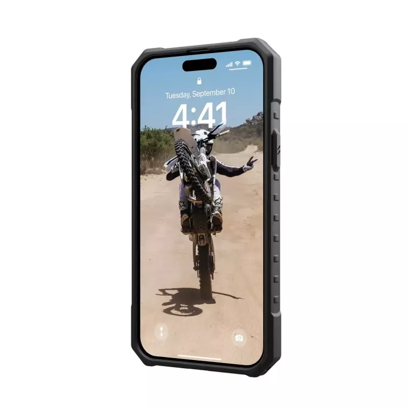 Abdeckung Urban Armor Gear 114311114343 iPhone 15 Plus 17 cm Schwarz Transparent