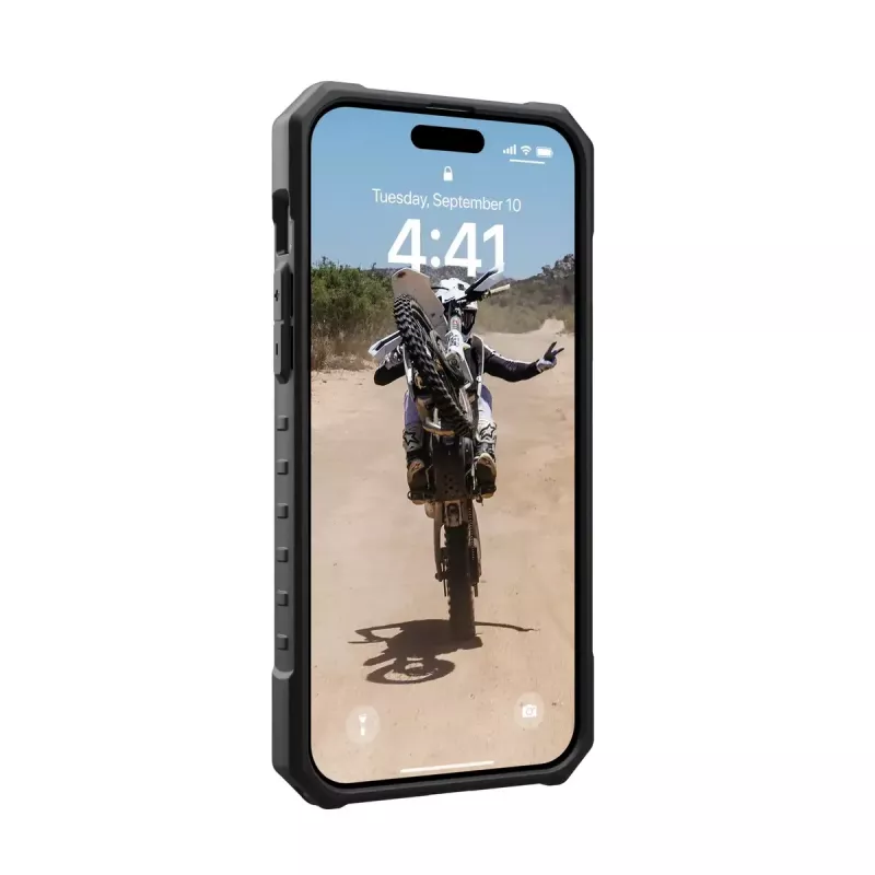 Abdeckung Urban Armor Gear 114311114343 iPhone 15 Plus 17 cm Schwarz Transparent