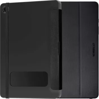 Tablet-Hülle OTTERBOX React Folio Series Schwarz für Samsung Galaxy Tab A9+ (Folio-Abdeckung, Schutzschale)
