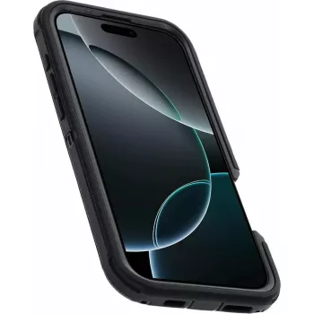 Schutzhülle OTTERBOX Defender Series Kompatibel mit MagSafe Silikon Schwarz für Apple iPhone 16 Pro Max