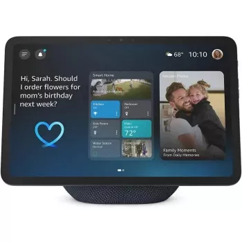 Smart-Display Amazon Echo Show 11 Graphite – Amazon Sprachassistent mit Touchscreen und integriertem Lautsprecher