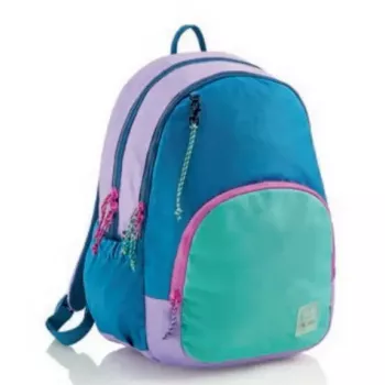 Schulrucksack MIQUELRIUS MR19342 — blau/grün, Sport-Stil, 27 L, 3 Fächer