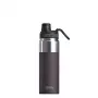 Thermoflasche asobu Alpine Flask Hiking 530 ml Edelstahl Burgunderrot, 235 mm Höhe, 7,6 cm Durchmesser