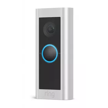 Video-Türklingel RING Video Doorbell Pro 2 Hardwired — Nickel Satin Steel, kabelgebunden, WLAN, 150°×150° Sichtfeld, 16–24 V AC