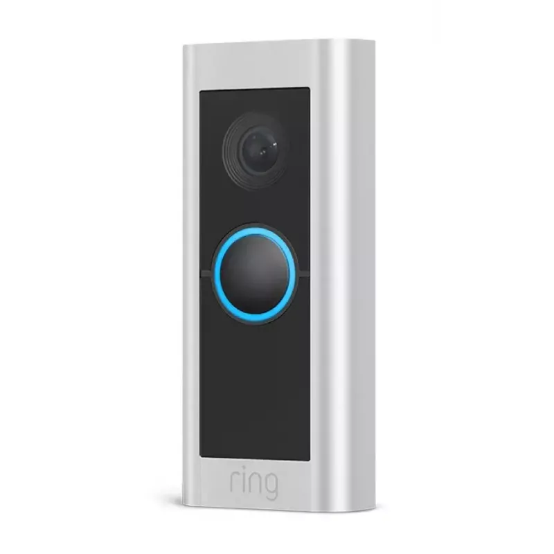 Video-Türklingel RING Video Doorbell Pro 2 Hardwired — Nickel Satin Steel, kabelgebunden, WLAN, 150°×150° Sichtfeld, 16–24 V AC