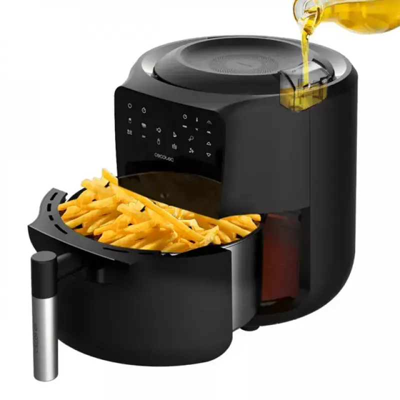 Fettarmer Fritteuse Cecotec 03300 5,5 L 1550 W Schwarz