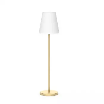 Bodenleuchte LED Newgarden Lola schlank Gold Weiß 10 Leuchtmittel 25000h