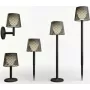 Außen-Gartenleuchte NewGarden GRETA SOLAR+Batterie schwarz — solarbetriebene Lampe mit integriertem Akku