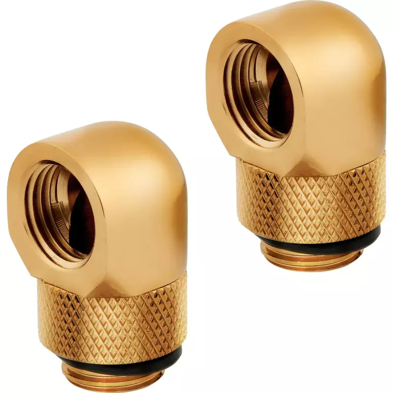 Fitting Corsair CX-9055010-WW Messing Gold 90° Drehadapter