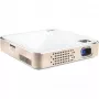 Projektor Kodak Luma 150 Wi‑Fi Weiß‑Gold, tragbarer LED-Pico-Projektor mit drahtloser Konnektivität