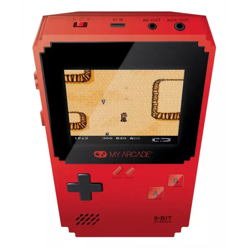 Gamepad dreamGEAR PIXEL CLASSIC Rot — digitaler Steuergerät, Micro-USB, AAA-Batteriebetrieb