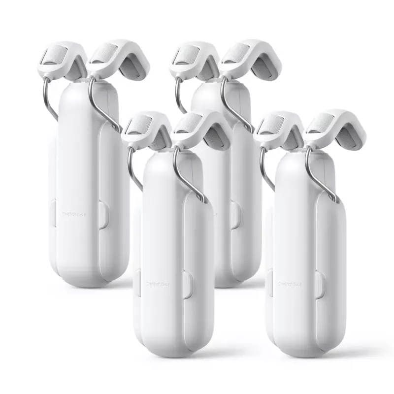 SwitchBot W2400000R – intelligenter Vorhangmotor für U-Schiene (EU & UK) – batteriebetrieben, USB-C, 15 kg Schubkraft
