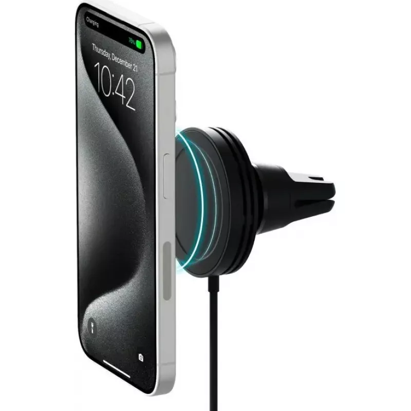 Kabellose Autolüftungshalterung iOttie Velox Qi2 MagSafe — VLXWCG212, magnetisches kabelloses Qi2-Laden für kompatible iPhone-Modelle