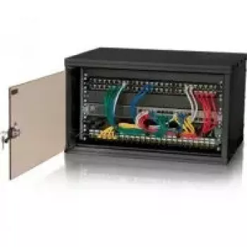 Triton RXA-06-AS4-BAX-A1 19 inch Wandgehäuse 6U, 550x400mm, demontierbar, schwarz