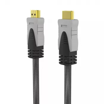 HDMI-Kabel Inca IHD-03T 3 m HDMI Typ A Stecker auf Stecker Grau