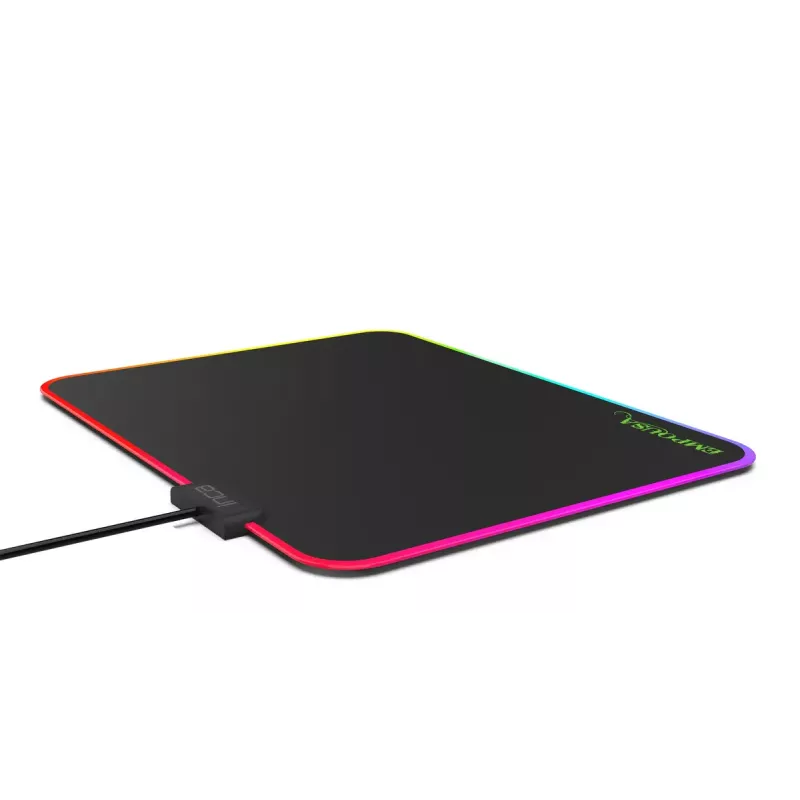 Gaming-Mauspad Inca IMP-024 Schwarz Monochromatisch