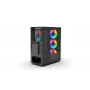 PC-Gehäuse Inca EMG-15XN Midi Tower Schwarz