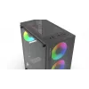 PC-Gehäuse Inca EMG-15XN Midi Tower Schwarz