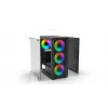 PC-Gehäuse Inca EMG-15XN Midi Tower Schwarz