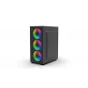PC-Gehäuse Inca EMG-15XN Midi Tower Schwarz