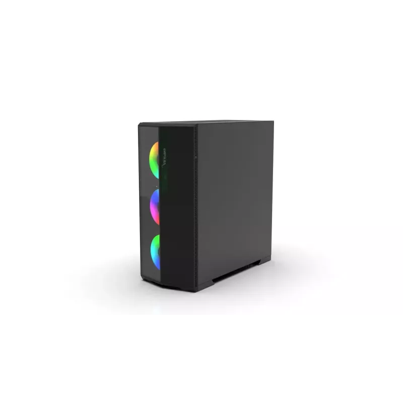 PC-Gehäuse Inca EMG-17XN Midi Tower Schwarz