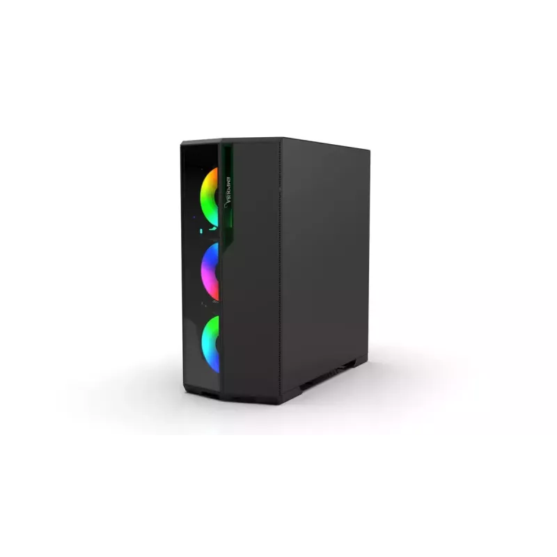 PC-Gehäuse Inca EMG-17XN Midi Tower Schwarz
