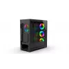 PC-Gehäuse Inca EMG-17XN Midi Tower Schwarz