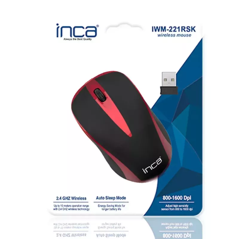Maus Inca IWM-221RSK RF Wireless Optisch