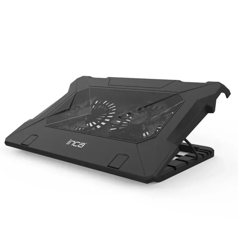 Laptop-Kühlpad Inca INC-321RX 43,2 cm 2 Lüfter Schwarz