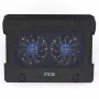 Laptop-Kühlpad Inca INC-321RX 43,2 cm 2 Lüfter Schwarz