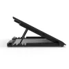 Laptop-Kühlpad Inca INC-601GMS 43,2 cm 6 Lüfter USB Schwarz