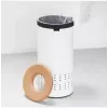 Wäschekorb Brabantia 104367 Braun Weiß Höhe 665 mm Durchmesser 30 cm