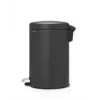 Brabantia Newicon Treteimer 20 L, Mineral Infinite Grey, 114182