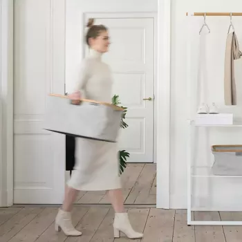 Wäschekorb Brabantia 118180 40 L Rechteckig Grau