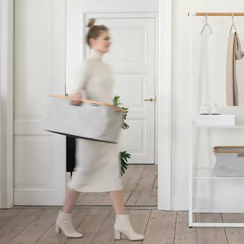 Wäschekorb Brabantia 118180 40 L Rechteckig Grau