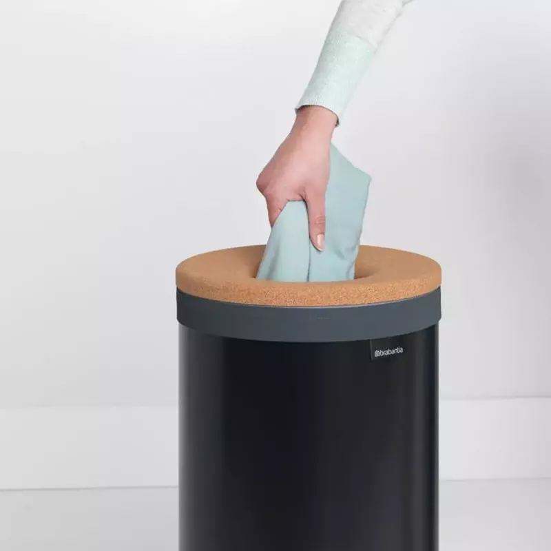Wäschekorb Brabantia 120008 35L Rund Schwarz