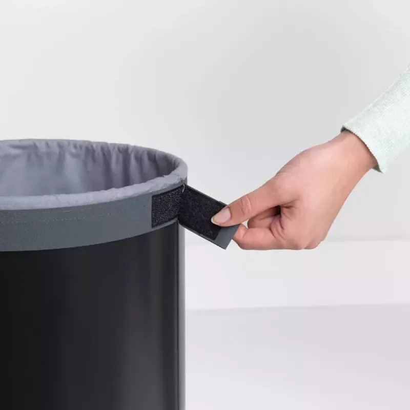 Wäschekorb Brabantia 120008 35L Rund Schwarz