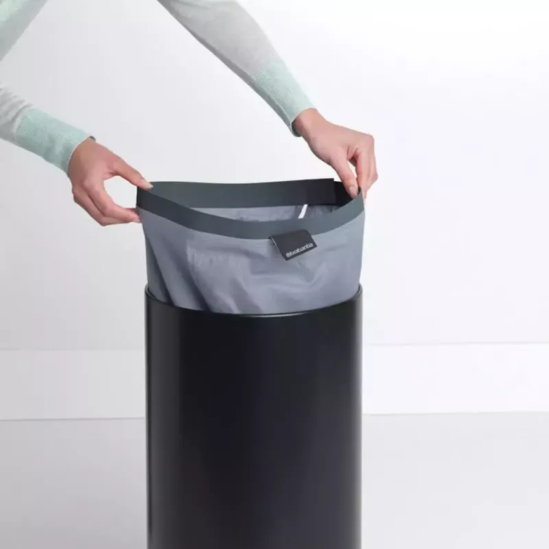 Wäschekorb Brabantia 120008 35L Rund Schwarz