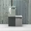 Wäschekorb Brabantia 120442 35L rechteckig schwarz