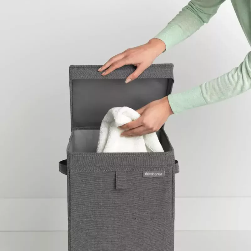Wäschekorb Brabantia 120442 35L rechteckig schwarz