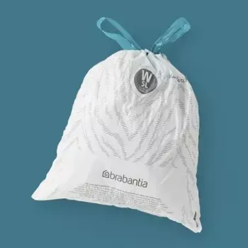 Müllbeutel BRABANTIA 137846, 45 L Fassungsvermögen, weiß, 40er-Pack