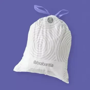 Müllbeutel BRABANTIA 138164, 20 L, weiß, Kunststoff, 40 Stück, 545×435 mm
