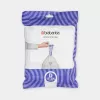 Müllbeutel BRABANTIA 138164, 20 L, weiß, Kunststoff, 40 Stück, 545×435 mm
