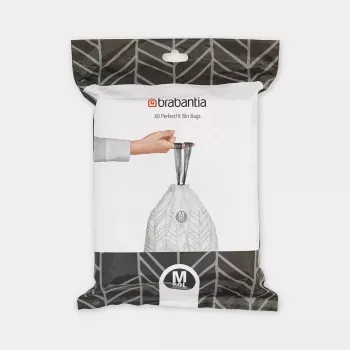 Müllbeutel Brabantia 138829 60 L Weiß 40 Stück