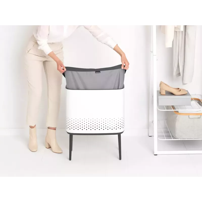 Laundry Bin Brabantia Bo 60L Rectangular MDF 200502