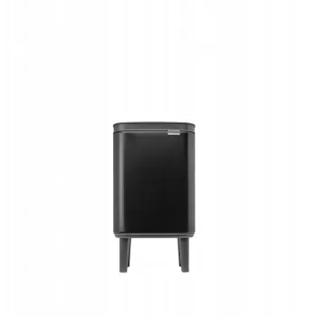Mülleimer BRABANTIA BO 4L Mattschwarz, Modell 22 70 28, 4-Liter-Abfalleimer