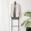 Dampfbügelbrett BRABANTIA Faltbares Dampfbrett 40 x 85 cm Schwarz Geeignet für Dampfbügeleisen Gewicht 100 g